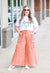 Crazy for You Wide Leg Pants in Faded Rust