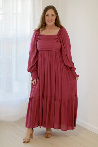 Mulberry Maze Maxi Dress