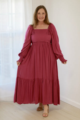 Mulberry Maze Maxi Dress