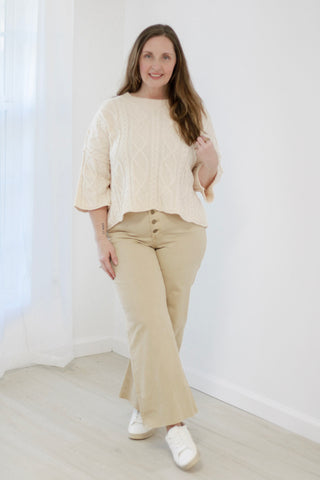 Trending this Fall Cream Sweater