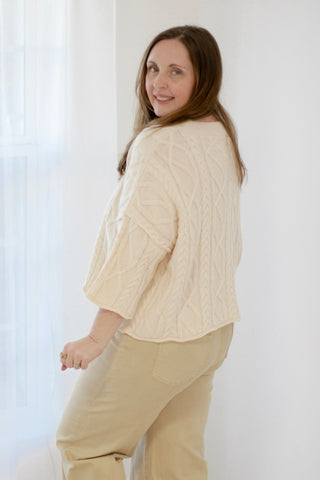 Trending this Fall Cream Sweater