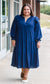 Come Sunday Maxi Dress in Navy