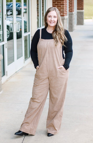 Lotsa Latte Fun Cord Jumpsuit