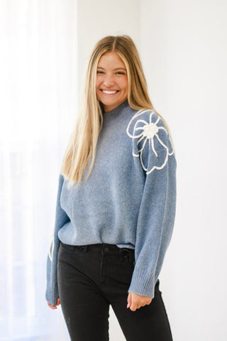 Blooming in Fall Floral Sweater