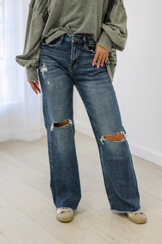 Super High Wide Leg Jeans by Mica