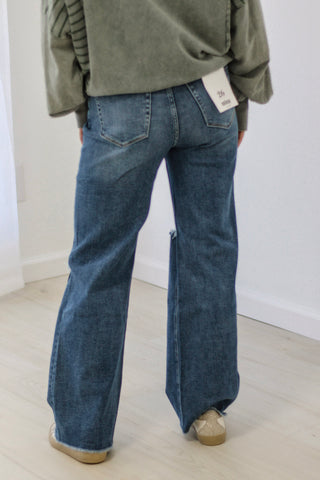Super High Wide Leg Jeans by Mica