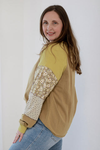 Don't Go Crazy Top in Mocha