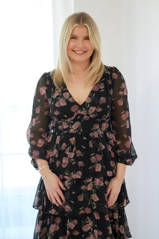 Dolled Up for You Tiered Maxi Dress