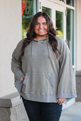 Pulling for You Washed Stone Pullover