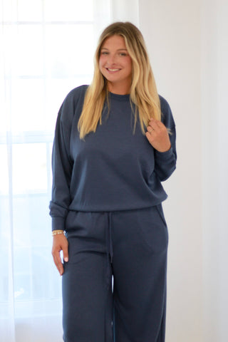 Where Are We Going Set in Blue Indigo