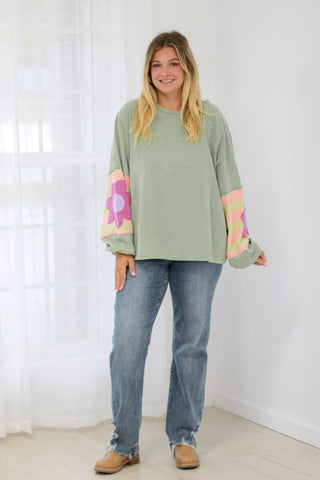 My Only One Pullover in Sage