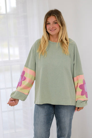 My Only One Pullover in Sage