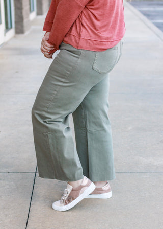 Staying Stylish in Faded Olive