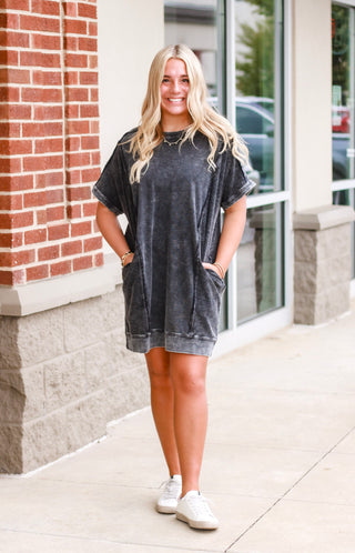 Come Over Here Sweatshirt Dress