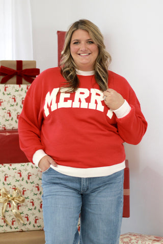 Paint it Red Merry Cloud Knit Pullover