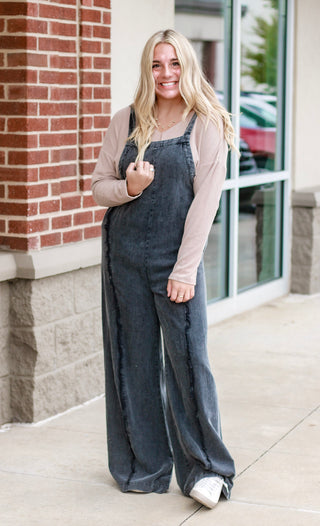 Came For This Charcoal Jumpsuit