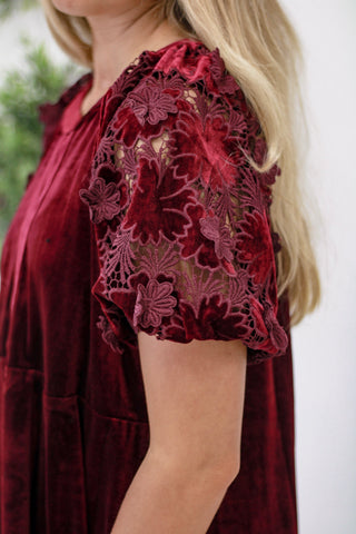 Sugar Plum Fairies Velvet Dress