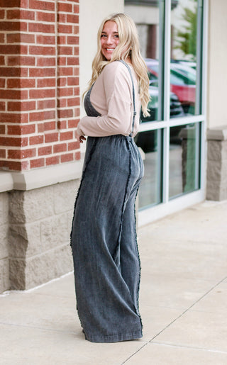 Came For This Charcoal Jumpsuit