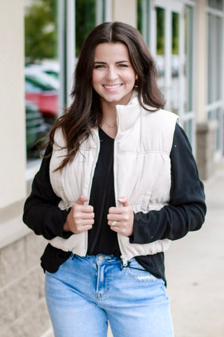 Warm Feelings Courduroy Vest