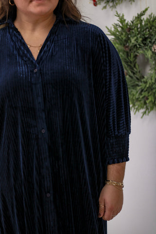 In a Fairytale Velvet Maxi Dress