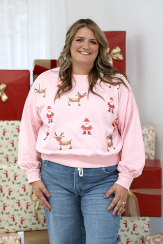 Santa's Reindeer Sweatshirt