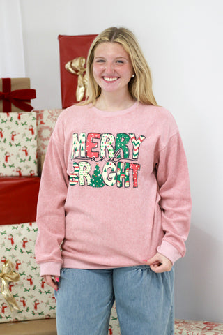 Merry & Bright Thermal Pullover