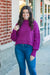 We Have a Warm Feeling Cropped Sweater in Plum