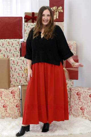 Let It Be Sweater in Black