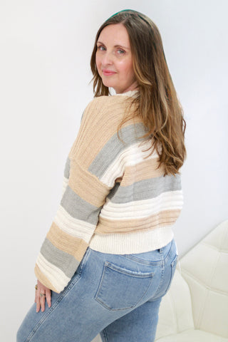 She's a Natural Stripe Sweater