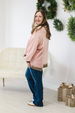 Blushing Favorite Oversized Pullover