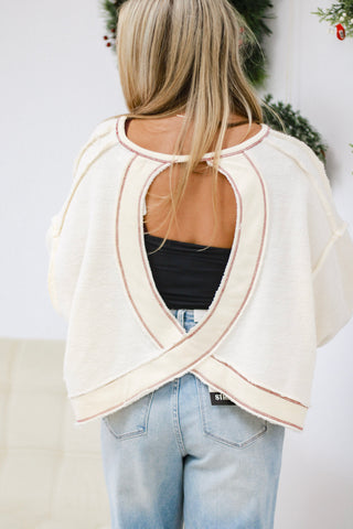 Best Christmas Open Back Pullover