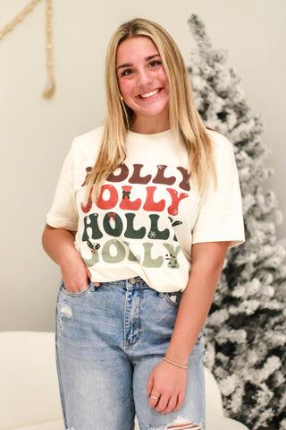 Holly Jolly Christmas Tee