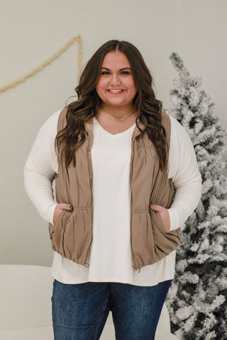 DB At a Glance V Neck Top in Cream