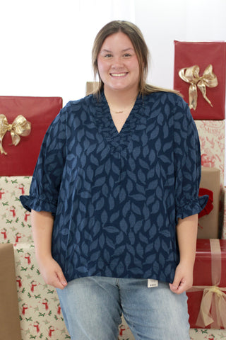 Most of All Textured Blouse