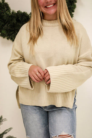 DB Split Decision Sweater in Oatmeal