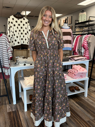 Sweet for You Floral Maxi Dress
