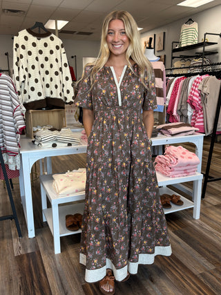 Sweet for You Floral Maxi Dress