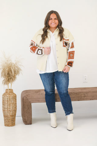 Beyond Basic Crochet Sleeve Lightweight Jacket