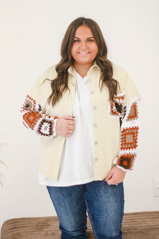 Beyond Basic Crochet Sleeve Lightweight Jacket
