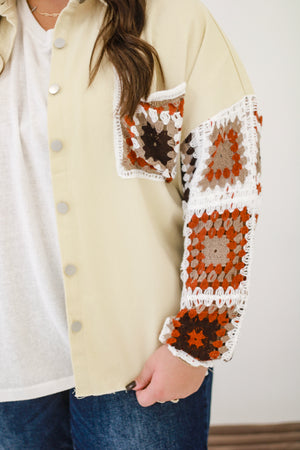 Beyond Basic Crochet Sleeve Lightweight Jacket