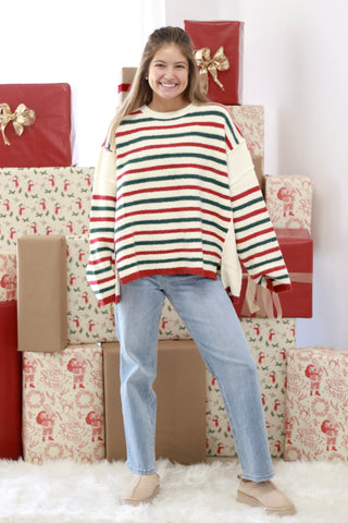Winter Wonderland Striped Sweater