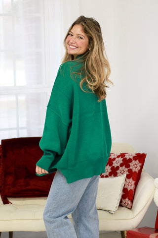 The Way I See It Sweater in Forest