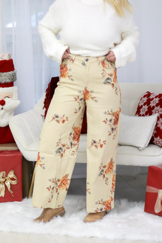 Too Much of a Good Thing Floral Pants