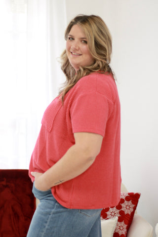 Going Out With The Girls Top in Red