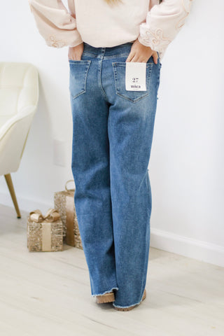 Super High Wide Leg Jeans by Mica