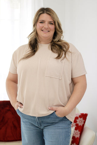 Going Out With The Girls Top in Ash Mocha