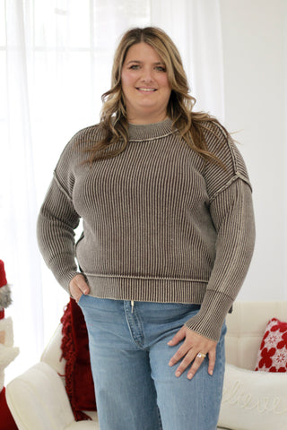 Fireside Magic Sweater in Brown