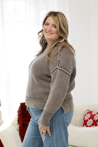 Fireside Magic Sweater in Brown