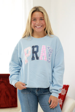 PRAY Embroidered Sweatshirt