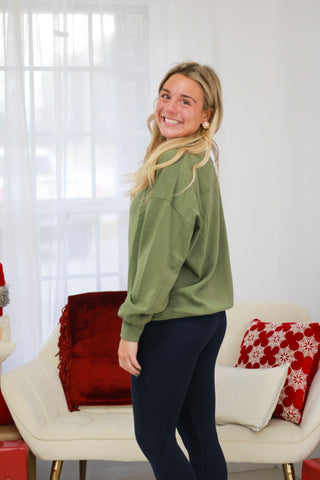 Everyday Scuba Pullover Doorbuster in Olive